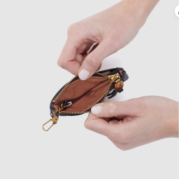 HOBO INTL Mini Wallet - Lumen Card Case Black - Picture 5 of 6